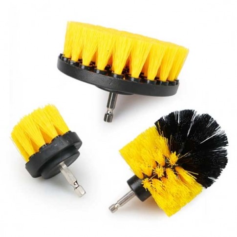 Brosse Visseuse , Kit de 3 , Drill Brush CLEAN AUTO