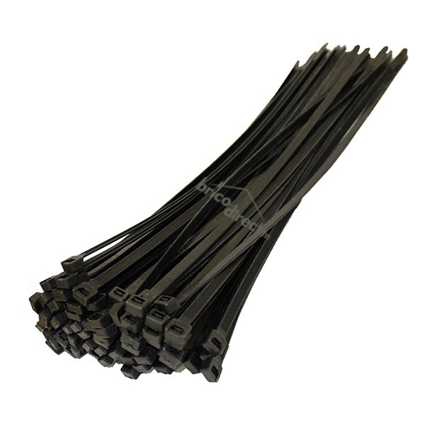 UNI-BIND Serre-câble Moyen, élastique 10 m, noir
