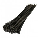 Pack 100 Attaches Serre-câble noir 5/200mm