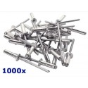 Boîte 1000 rivets Aluminium 4.0x8