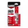 Colle Epoxy Bi-composant Rapide en seringue 25ml SADER