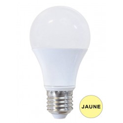 Ampoule LED JAUNE E27 spherique 12W