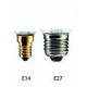 Ampoule LED JAUNE E27 spherique 11W