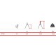 Plateforme de travail roulante 4+1 marches CAGSAN