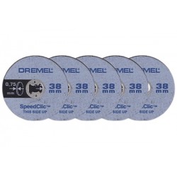 Pack de 5 disques à tronçonner fins pour Métaux DREMEL SC409