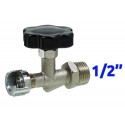 Robinet 1/2" pour circuit pneumatique et compresseurs