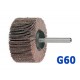 Roue abrasive à lamelles 60x40x6mm G60