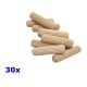 Pack de 30 Tourillons chevilles en bois 10x40