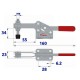 Pince sauterelle de blocage horizontale A240 OMAS