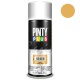 Peinture Synthétique en Spray jaune sienne 400ml PINTY PLUS