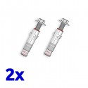 Pack de 2 Chevilles zinguées tête héxagonale M8 Ø14x50