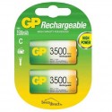 Pack de 2 piles type C LR14 Rechargeables GP