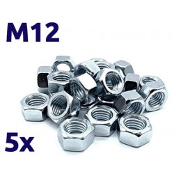 Pack de 5 écrous galvanisés M12 TOROZER