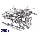 Boîte 250 rivets Aluminium 4,8x30