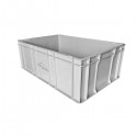 Bac de stockage Industriel C5 Gris 60X40X22cm ELSOPLAST