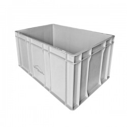Bac de stockage Industriel C6 Gris 60X40X32cm ELSOPLAST