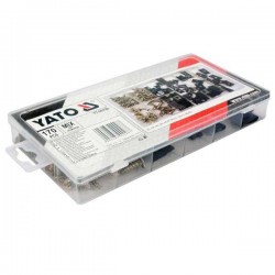 Coffret de 170 vis et écrous pour voitures YATO