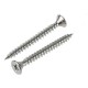 Pack de 500 vis parker à bois argent 5x50
