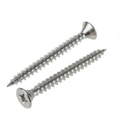 Pack de 500 vis parker à bois argent 5x50