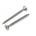 Pack de 500 vis parker à bois argent 5x50