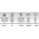 Echelle simple 3.5M LITAN