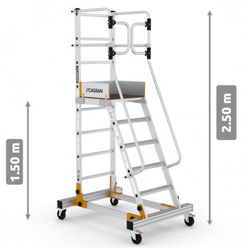 Plateforme de travail roulante VISTA 1.5m CAGSAN