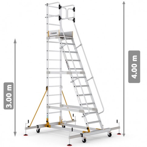 Plateforme de travail roulante VISTA 3.0m CAGSAN