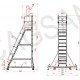 Platerforme de travail roulante VISTA 3.0m CAGSAN