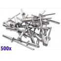 Boîte 500 rivets Aluminium 4.0x12
