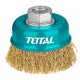 Brosse métallique 100mm pour meule à disques TOTAL