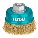 Brosse métallique 100mm pour meule à disques TOTAL