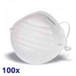 Boîte de 100 Masques à poussière jetables