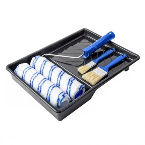 Pack Bac à peinture avec 2 rouleaux et 2 pinceaux WADFOW WCB3H62