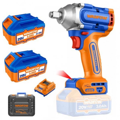 Clé à choc/Boulonneuse double batteries 20V 480Nm WADFOW