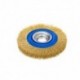 Brosse métallique cylindrique 150mm pour meule à disques WADFOW