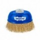 Brosse métallique 75mm pour meule à disques WADFOW