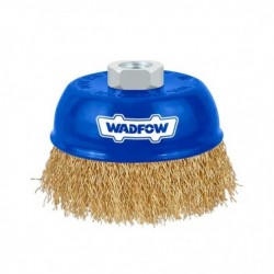 Brosse métallique 75mm pour meule à disques WADFOW