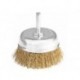 Brosse métallique en coupe 75mm pour perceuses