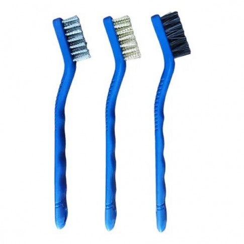 Jeu de 3 brosses métalliques de précision WADFOW