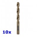 Pack de 10 Mèches au cobalt spécial INOX 3.0mm KRINO