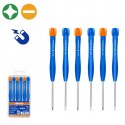 Jeu de 6 tournevis de précision WADFOW WSS2B06