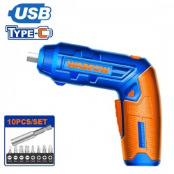 Tournevis sans fil 4V avec 10 accessoires WADFOW