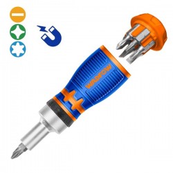 Tournevis à cliquet 7en1 magnétisés WADFOW WSS8608