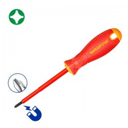 Tournevis Américain isolé PH1x80mm WADFOW