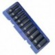 Jeu de 10 douilles à choc longues 1/2'' de 10-24mm WADFOW