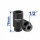 Jeu de 10 douilles à choc longues 1/2'' de 10-24mm WADFOW