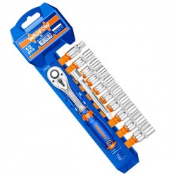 Jeu de 10 douilles avec clé à cliquet 1/2" WADFOW WST2212