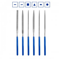 Jeu de 6 limes à métaux 140mm WADFOW