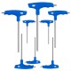 Kit 8 tournevis HEX mâles en T WADFOW