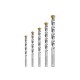 Ensemble de 5 mèches pour maçonnerie 4-10mm WADFOW